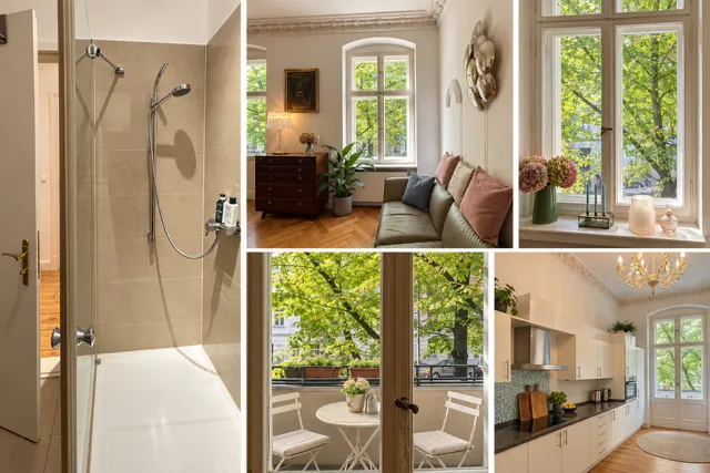 Befristete Untervermietung: Möblierte 200-m²-Altbauwohnung am Savignyplatz — photo 1